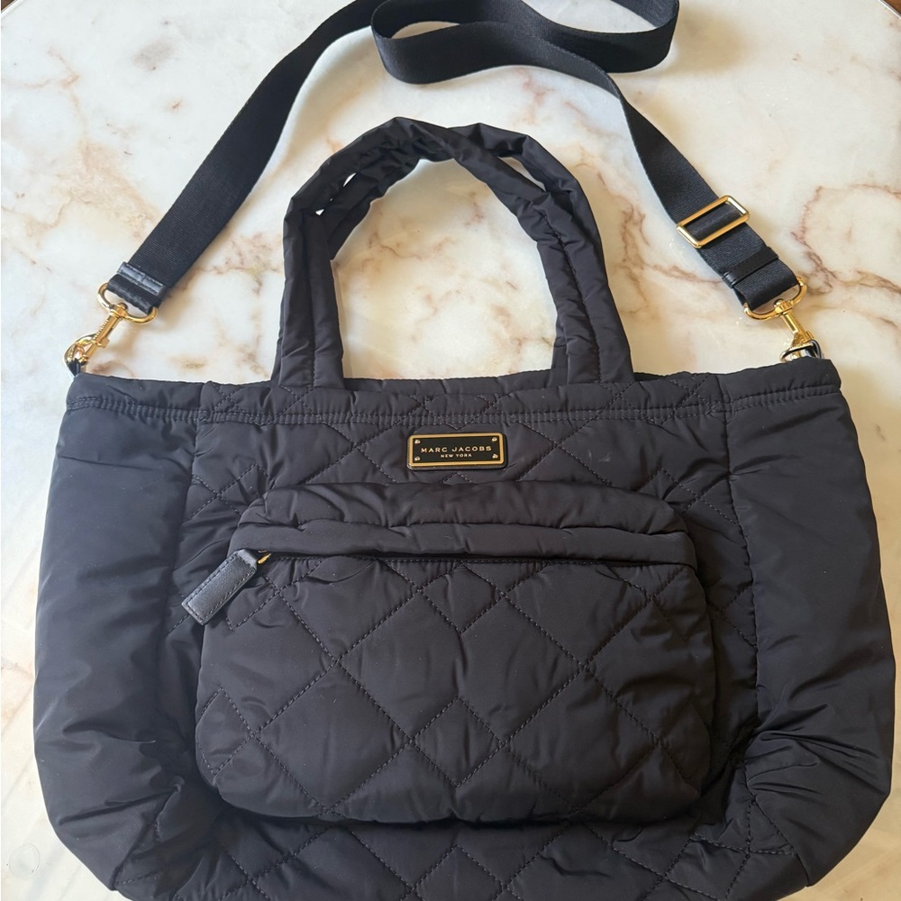 Marc Jacobs Black Quilted Tote Bag